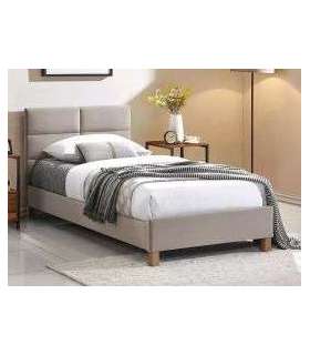 Voodi SIERRA velvet beež T150 90x200