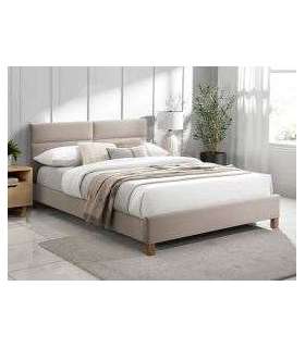 Voodi SIERRA velvet beež Bluvel 28 120x200