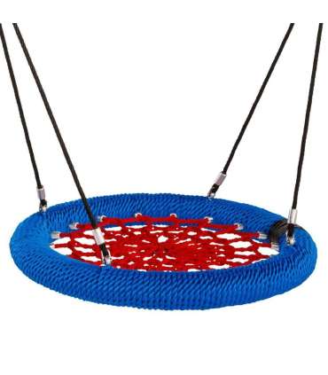 Swing Storks nest NEST-PRO, Ø 120 cm, blue-red