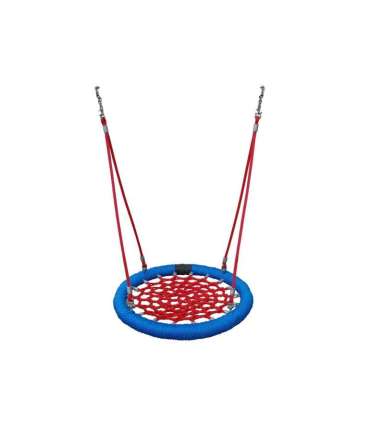 Swing Storks nest NEST-PRO, Ø 120 cm, blue-red