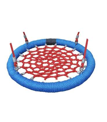 Swing Storks nest NEST-PRO, Ø 120 cm, blue-red