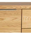 Kummut LISBON 2-ukse ja 3-sahtliga 180x45xH82cm, materjal: naturaalse tammespooniga mööbliplaat