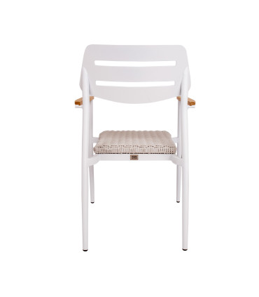 Садовый стул WALES 56x60xH82см, белый