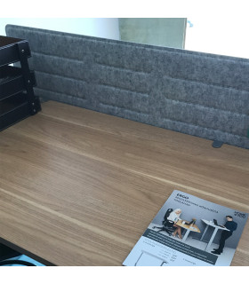 Töölaua eralduspaneel 118x58cm, hall