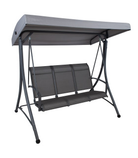 Садовые качели TAMPA 195x178xH130см, серые