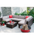 Комплект садовой мебели CLIFF модульный диван, стол