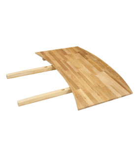 Удлинение для стола RETRO 50x76см,  дерево: дуб, обработка: промасленный