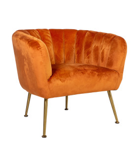 Tugitool TUCKER 78x71xH69cm, ookerpunane