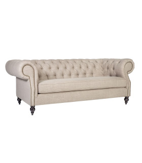 Диван HOLMES 3-местное, 223x99xH77см, материал покрытия: ткань, цвет: бежевый