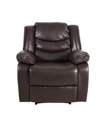 Tugitool DIXON manuaalne recliner 99x95xH102cm, tumepruun