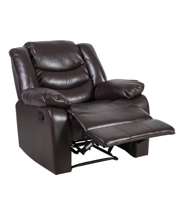 Tugitool DIXON manuaalne recliner 99x95xH102cm, tumepruun