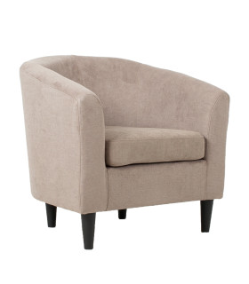 Tugitool WESTER 76x68,5xH74cm, taupe