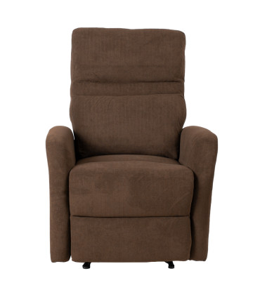Tugitool recliner SAHARA pruun, 79x90xH102cm, vineer, metall