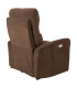 Tugitool recliner SAHARA pruun, 79x90xH102cm, vineer, metall