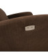Tugitool recliner SAHARA pruun, 79x90xH102cm, vineer, metall