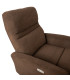 Tugitool recliner SAHARA pruun, 79x90xH102cm, vineer, metall