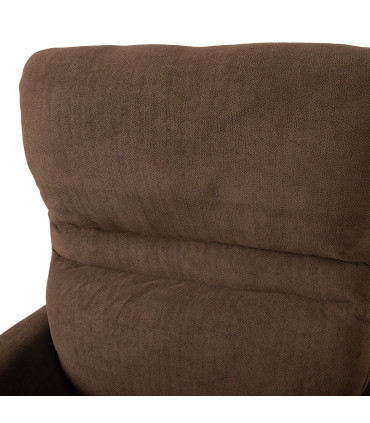 Tugitool recliner SAHARA pruun, 79x90xH102cm, vineer, metall