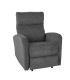 Кресло-реклайнер SAHARA электрический механизм 79x90xH102см, материал покрытия: ткань, цвет: серый