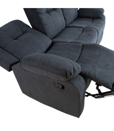 Кресло-реклайнер DIXON с ручным механизмом 99x95xH102см, темно-серый