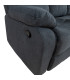 Diivan DIXON 3-kohaline recliner, 210x95xH102cm, tumehall, polüesterkangas, vineer, metall