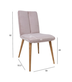 Tool NOVA 59x53,5xH92cm, hallikasroosa