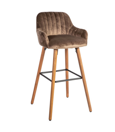 Барный стул ARIEL 48x52xH97см, коричневый