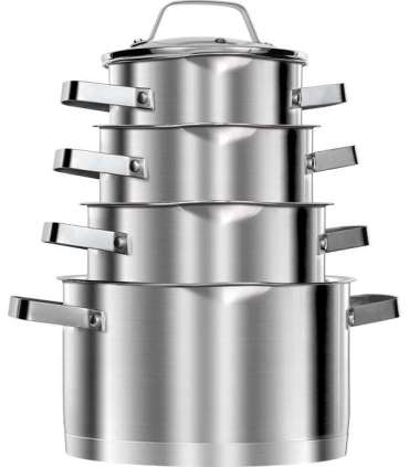 Kvaliteetne 10-osaline pottide komplekt SMILE MGK-11M