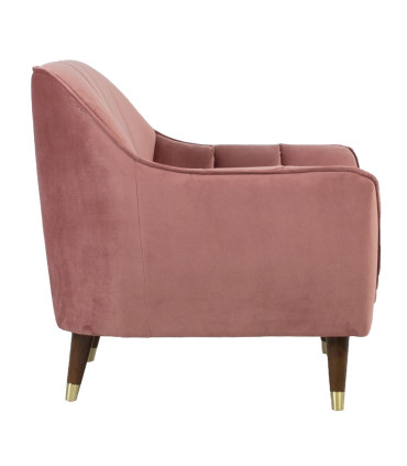 Кресло JOANNA 84x83xH80,5см, старый розовый бархат