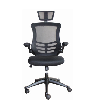 Töötool RAGUSA 66,5x51xH117-126cm, must