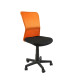 Рабочий стул BELICE черный/оранжевый