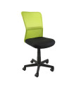 Рабочий стул BELICE черный/зеленый