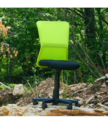 Рабочий стул BELICE черный/зеленый