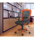 Рабочий стул LENO серый/оранжевый