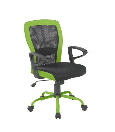 Рабочий стул LENO серый/зеленый