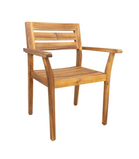 Стул FLORIAN 60x59xH85см, акация