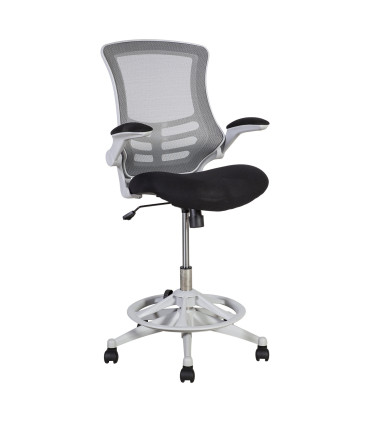 Kõrge töötool TRIBECCA 62,5x62xH109-128,5cm, hall