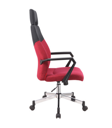 Рабочий стул DOMINIC красный/черный