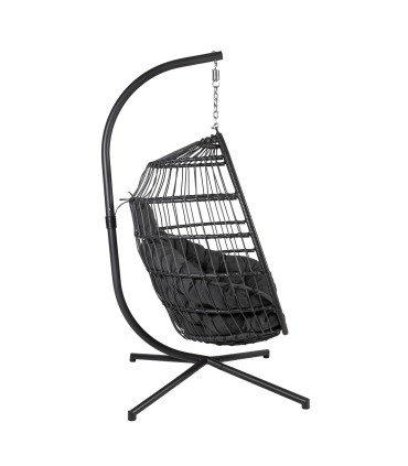 Подвесное кресло WELS 95x95x198см, серый