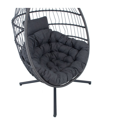 Подвесное кресло WELS 95x95x198см, серый