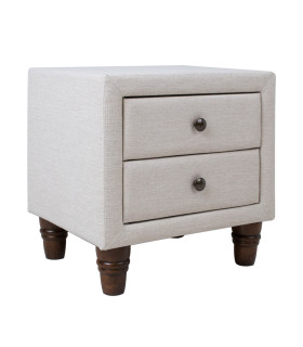 Прикроватная тумба EMILIA 50,5x41xH55см, светло-бежевый