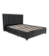Кровать GRACE 160x200см, темно-серая