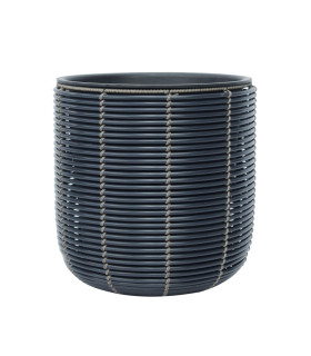 Кашпо WICKER D35xH36cm, черный