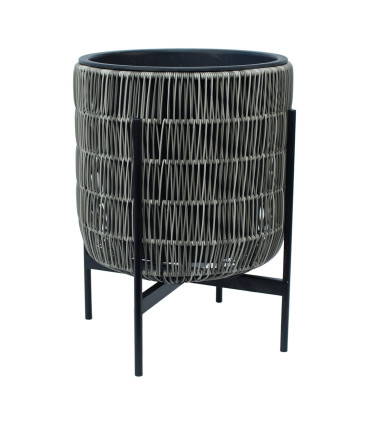 Lillepott WICKER alusega 38x38xH49cm, hall