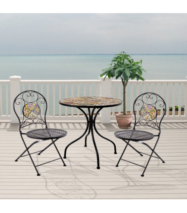 Tool MOROCCO 40x51xH90cm, must metall