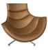 Кресло GRAND EXTRA 86x84xH96см, ткань золотисто-коричневого цвета