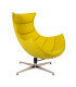 Кресло GRAND EXTRA 86x84xH96см, ткань горчично-желтого цвета