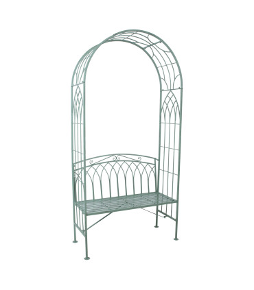 Pink MINT kaarega, antiikroheline, 103x48xH211cm, sepistatud metall