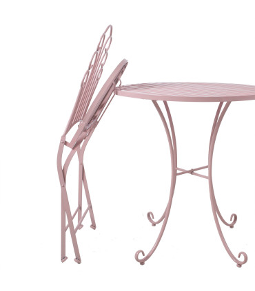 Tool ROSY 46x55xH95cm, roosa, sepistatud metall