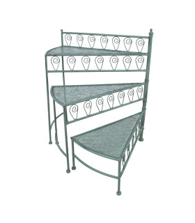 Riiul MINT 56x31xH65cm, antiikroheline, sepistatud metall