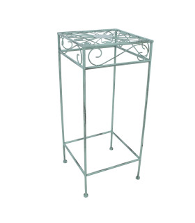 Подставка для цветов MINT 30x30xH70см, антично-зеленая